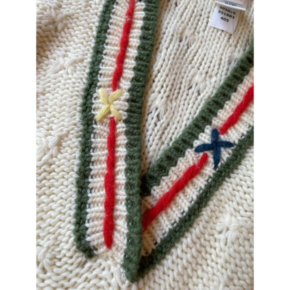 Vintage Style Old Navy Knit Hoodie Sweater L Cottagecore Campcore Streetwear - Picture 9 of 12